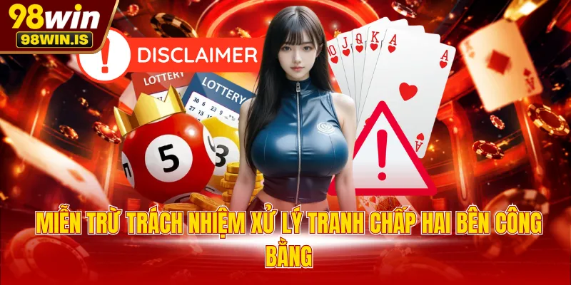 Miễn trừ trách nhiệm xử lý tranh chấp hai bên công bằng